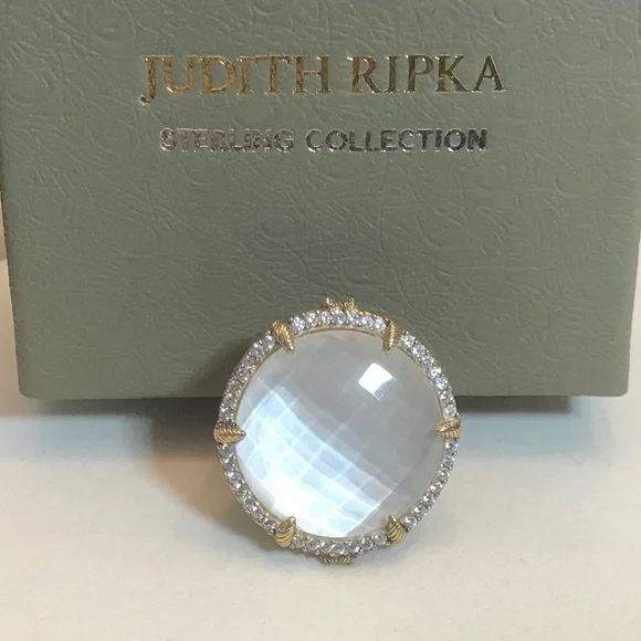 Judith Ripka Eclipse Doublet Ring - Picture 9 of 9